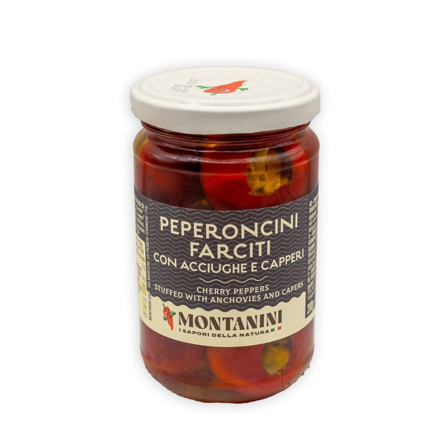 Červené papričky plněné kapary a ančovičkami (280g)