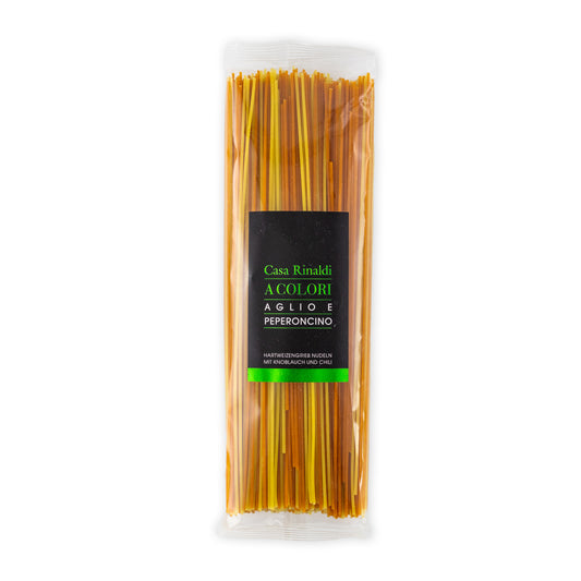 Těstoviny Spaghetti - česnekové s chilli (500g)