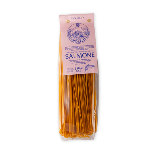 Těstoviny Tagliolini - s příchutí losose (250g)