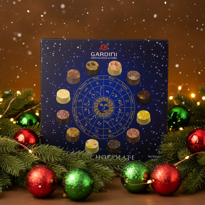 Pralinky Znamení zvěrokruhu – dárková kolekce luxusních pralinek (12 ks 110g)