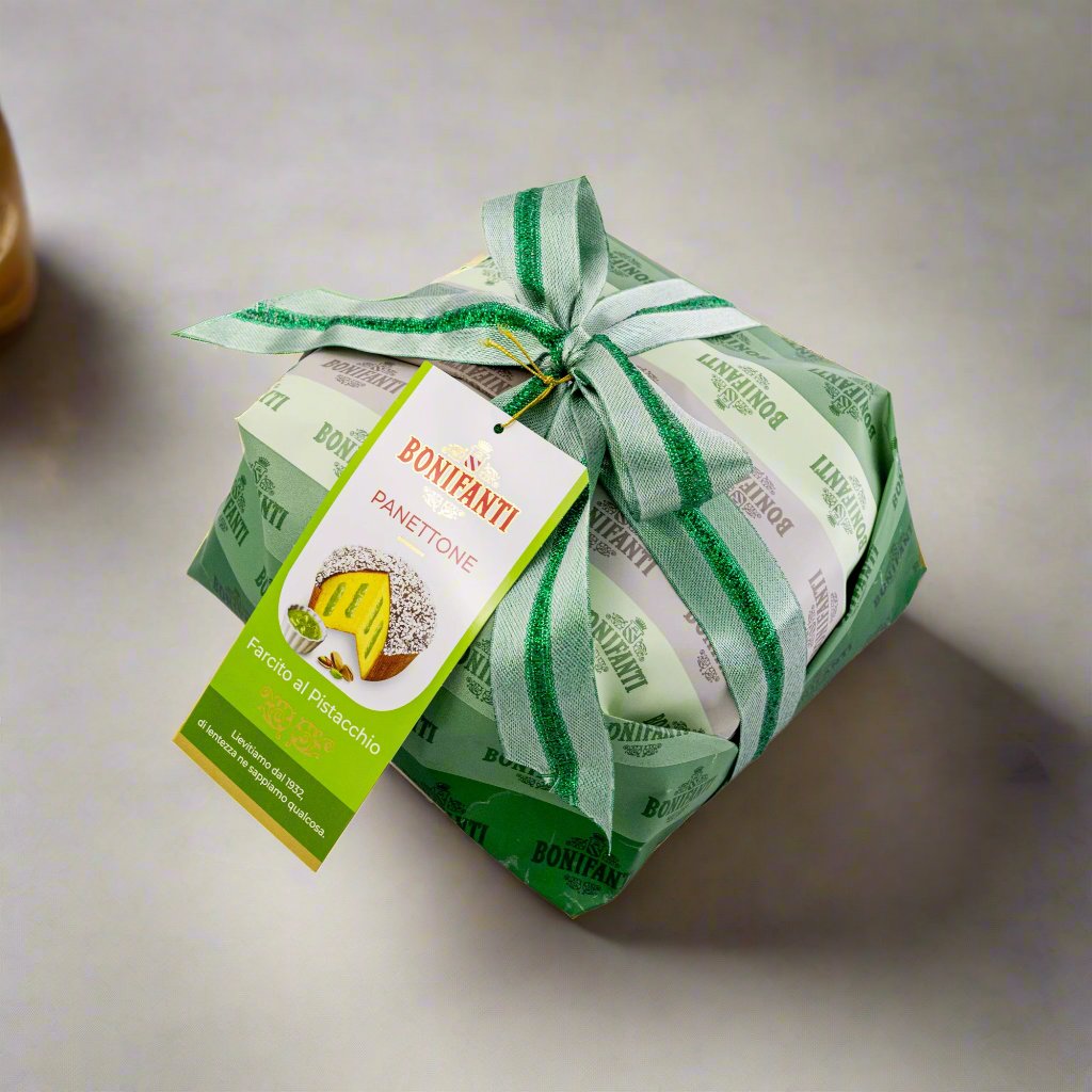 Panettone Con Pistacchio - Luxusní vánoční balení (850g)