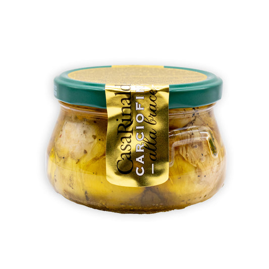 Carciofini alla Brace - Grilované baby artyčoky v oleji (320g)