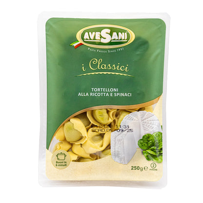 Chlazené tortelloni s ricottou a špenátem (250g)