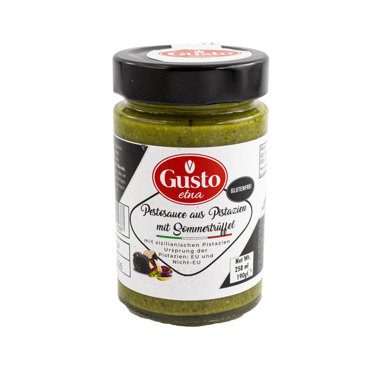 Pistáciové pesto 48% s lanýžem - Gusto Etna (190g)