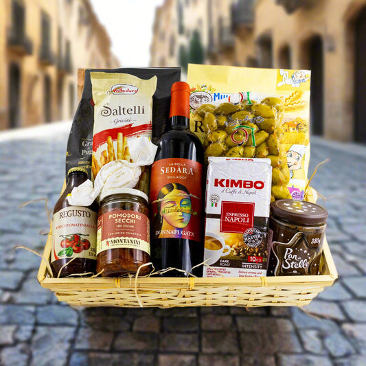 Dárkový koš s italskými specialitami