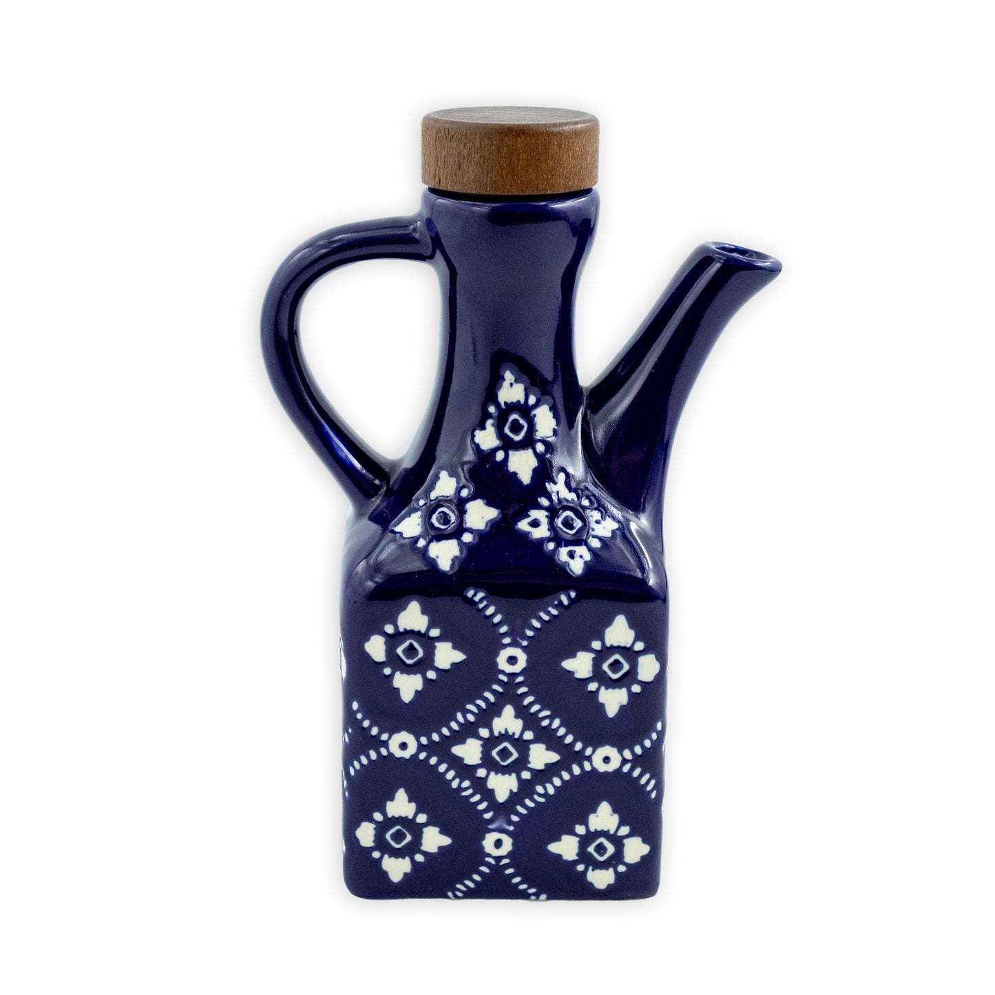 Keramická nádoba na olej – modrá mozaika (250ml)