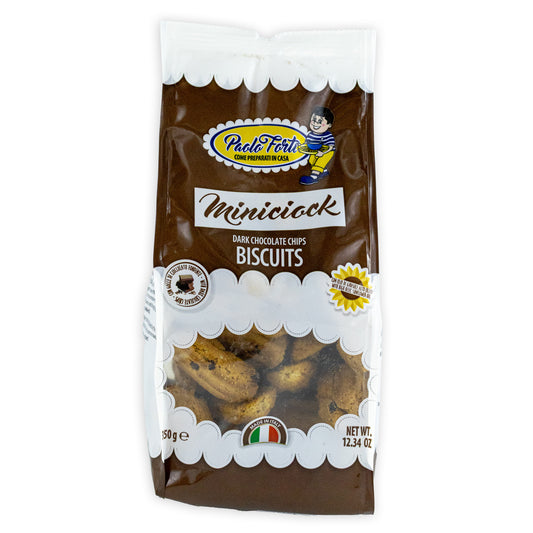 Paulo Forti - sušenky s kousky kvalitní tmavé čokolády (350g)