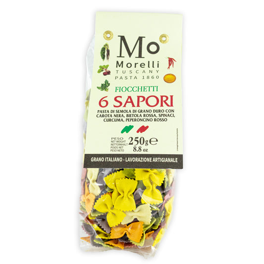 Těstoviny Fiocchetti - Barevné mašle (250g)