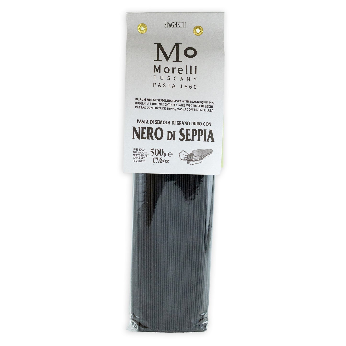 Těstoviny Spaghetti - s příchutí sépie (250g)