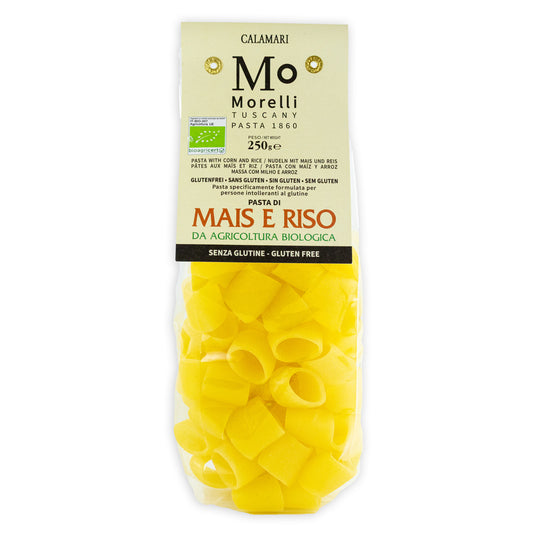 Těstoviny bezlepkové z BIO kukuřičné mouky - Calamari (250g)
