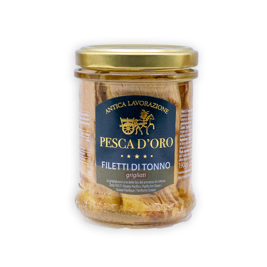Pesca Doro Filetti di Tonno - Grilovaný tuňák v oleji (130 g)