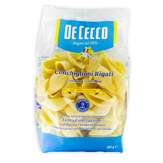 Těstoviny Conchiglioni Rigati De Cecco (500g)