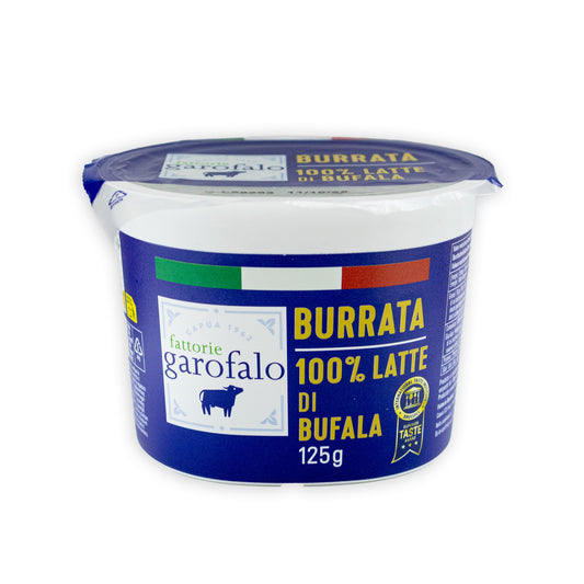 Burrata con late di bafala (125g)