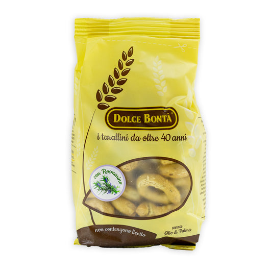 Dolce Bontà - Tarallini krekry s rozmarýnem (250g)