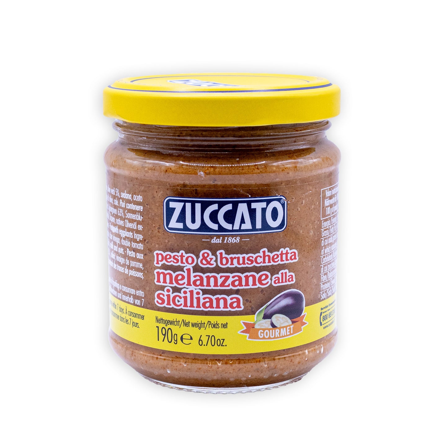 Pesto Bruschetta Melanzane alla Siciliana (190 g)