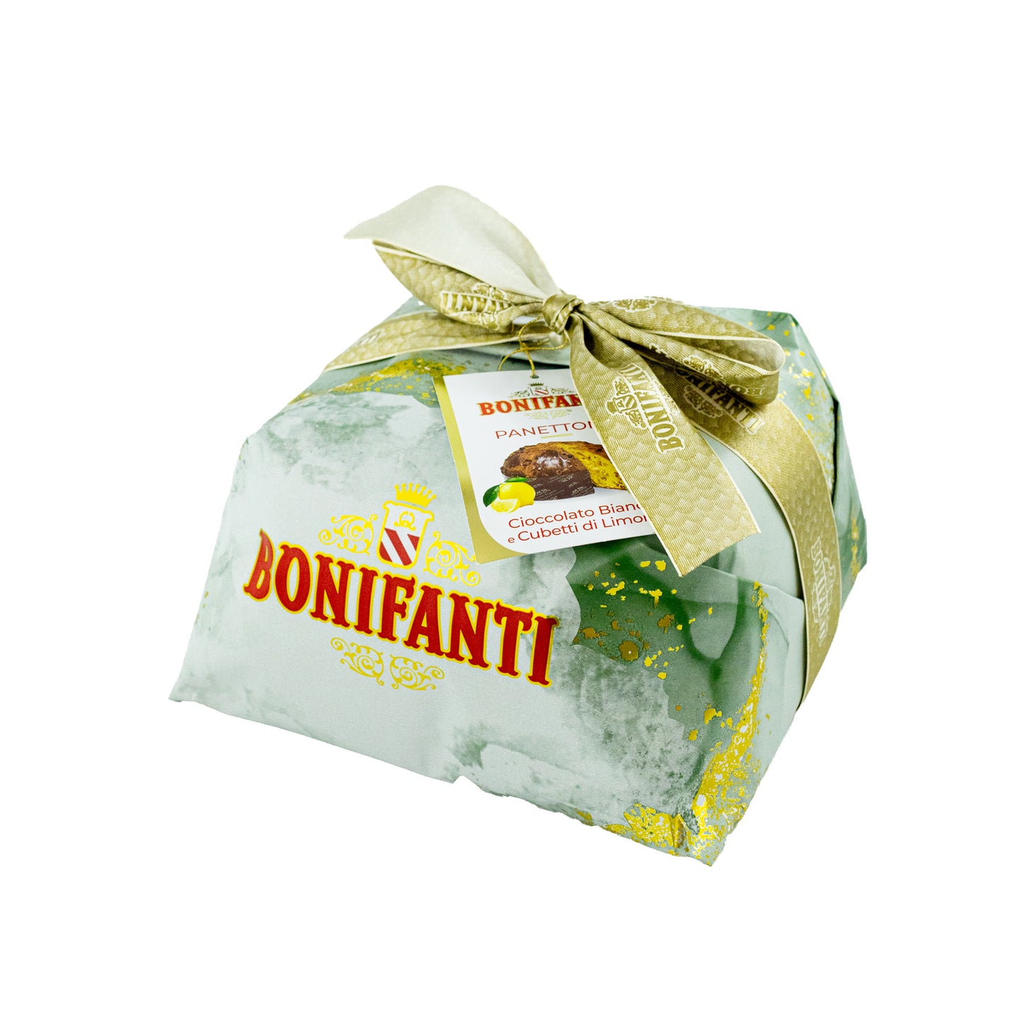 Panettone Cioccolato Bianco e Cubetti di Limone - Bílá čokoláda a citrón (1000g)