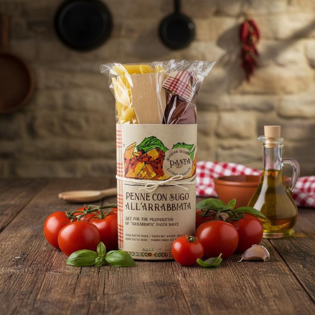 Těstovinová sada – Penne con Sugo all’Arrabbiata
