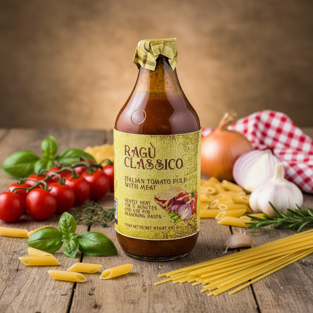 Ragù Classico – tradiční italská rajčatová omáčka s masem (380g)
