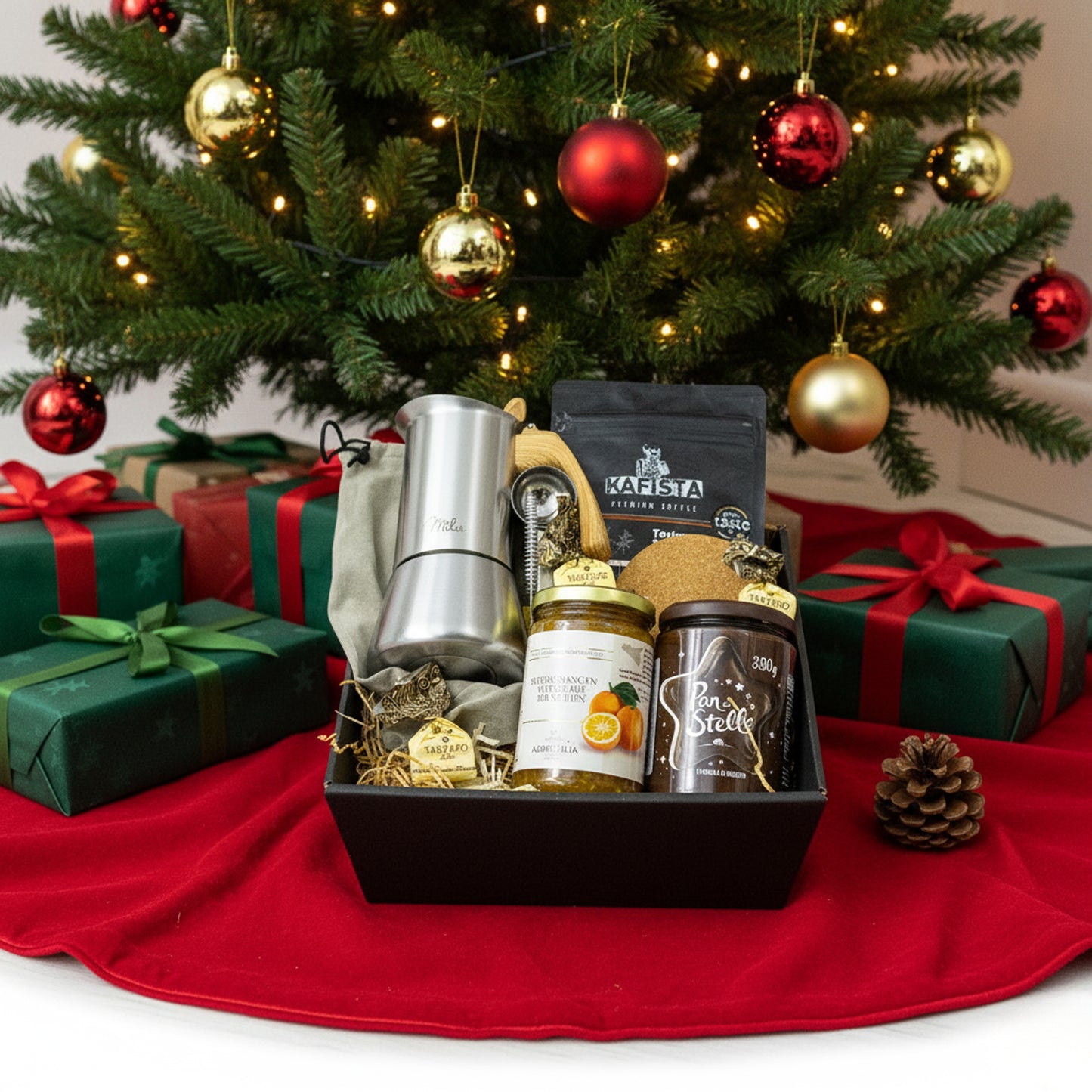 Vánoční dárkový koš Caffè & Dolce Passione