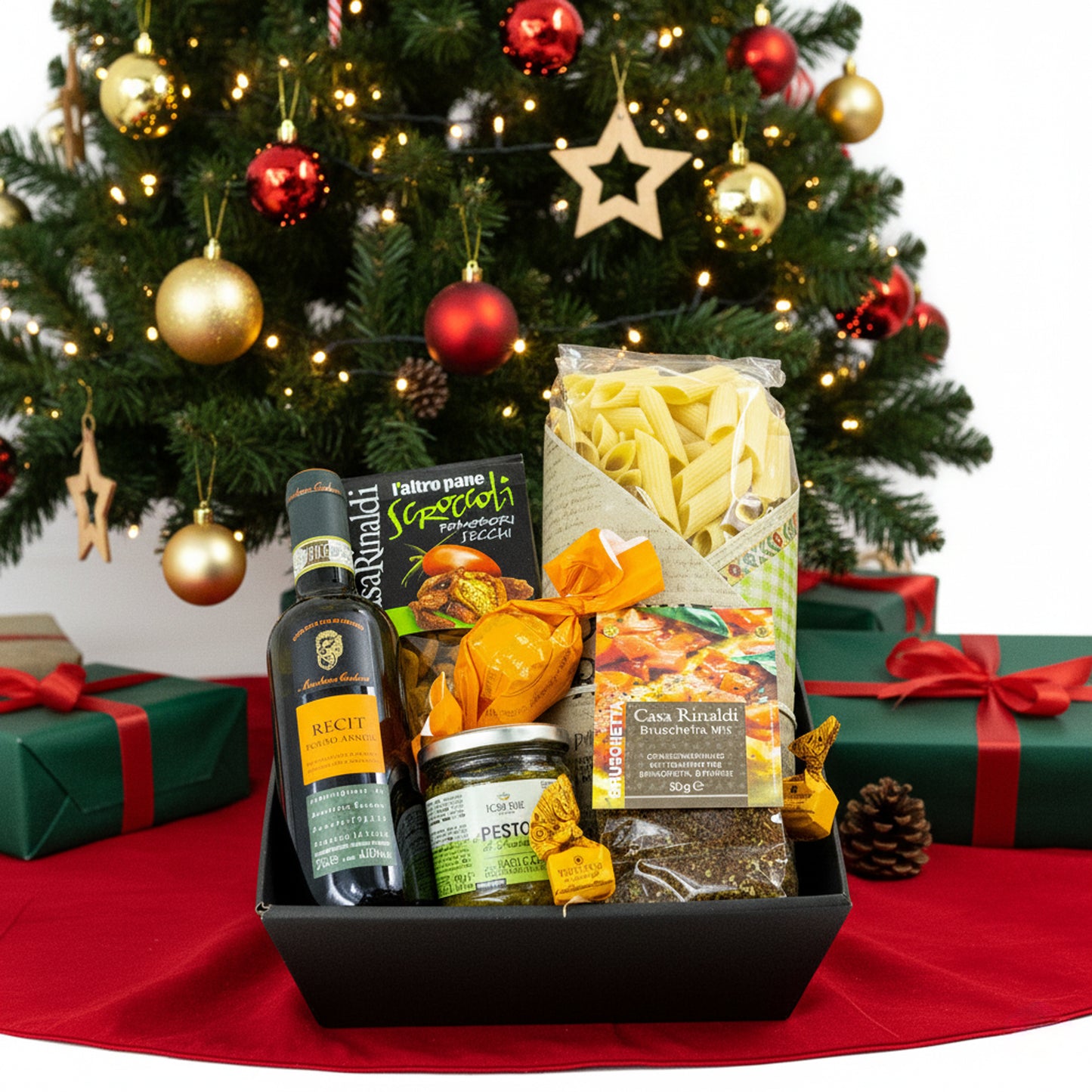 Vánoční dárkový koš Bianco & Sapori d’Italia