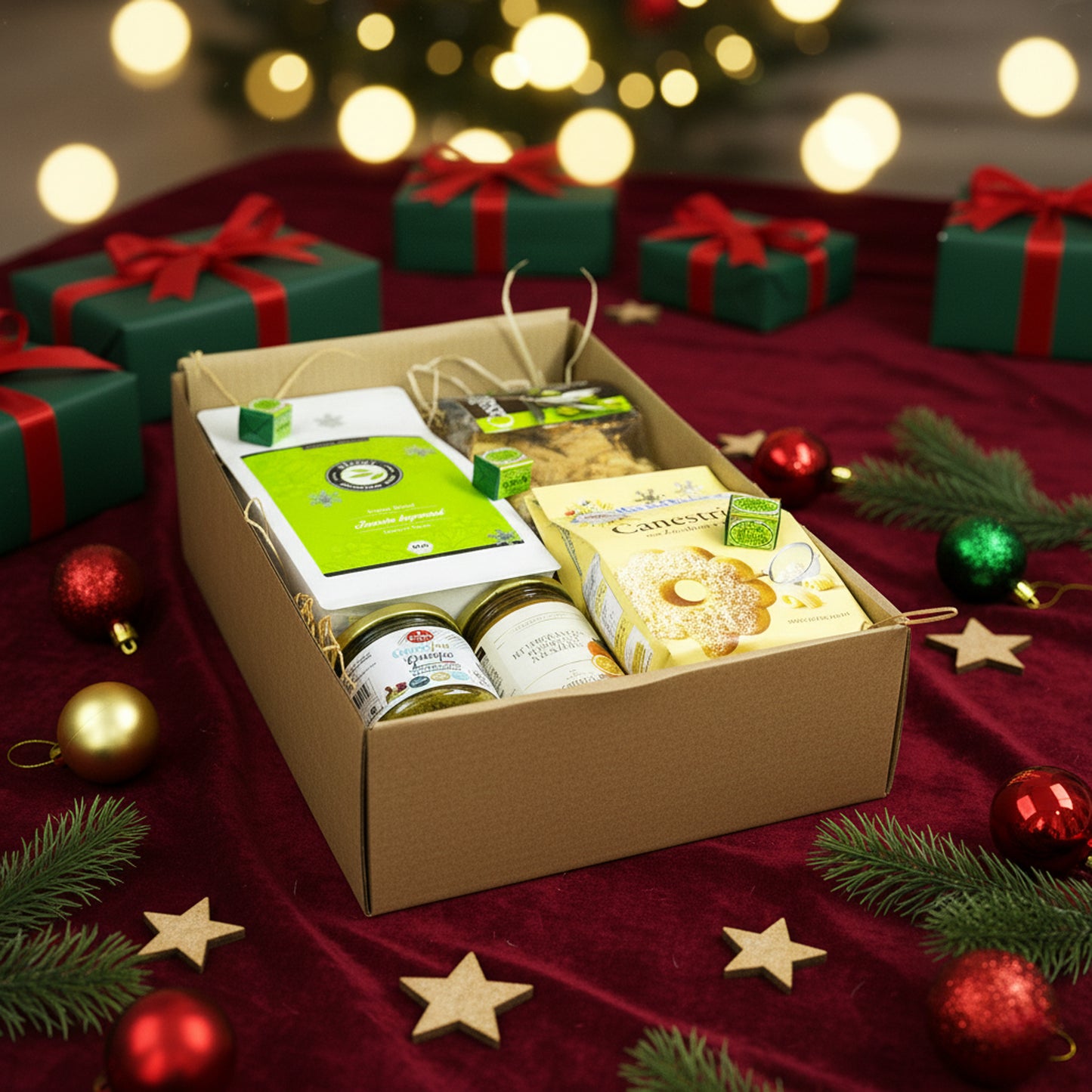 Vánoční krabička Dolce Natale & Pistacchio