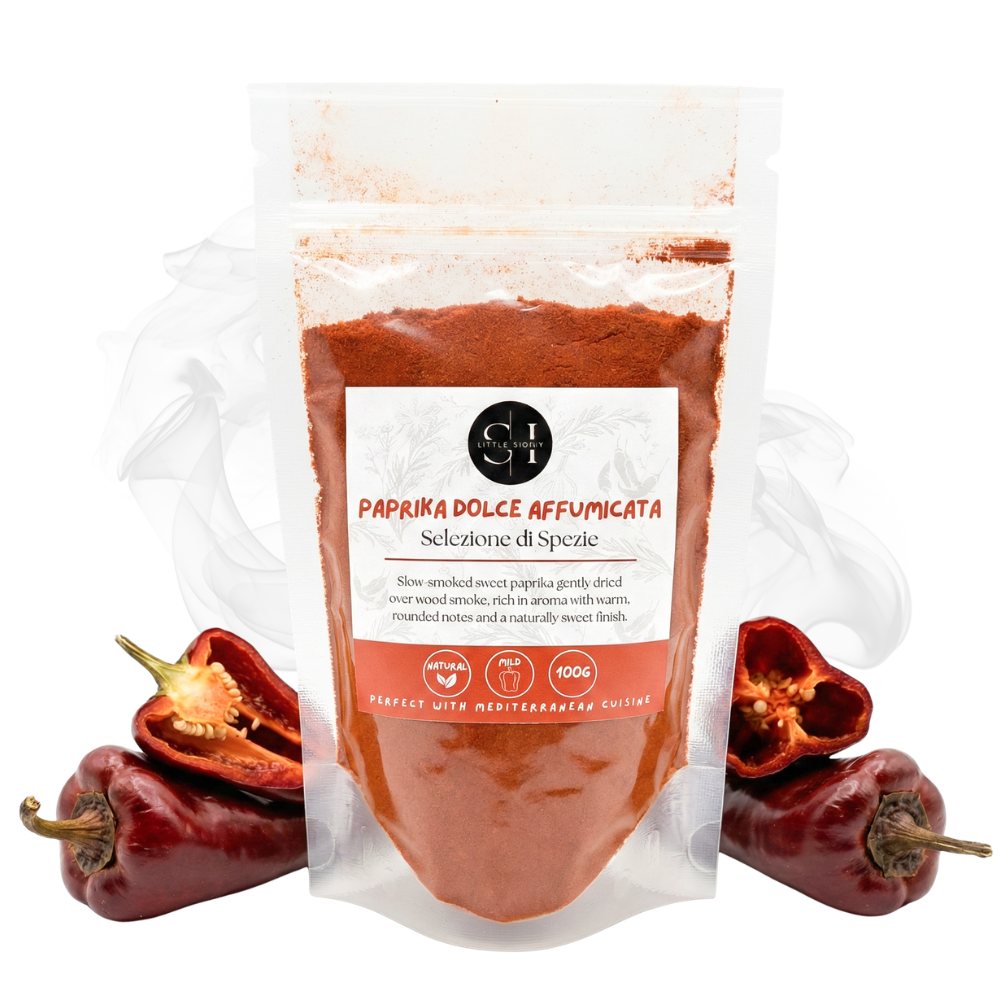Uzená paprika sladká „Paprika Dolce Affumicata“ (100g)