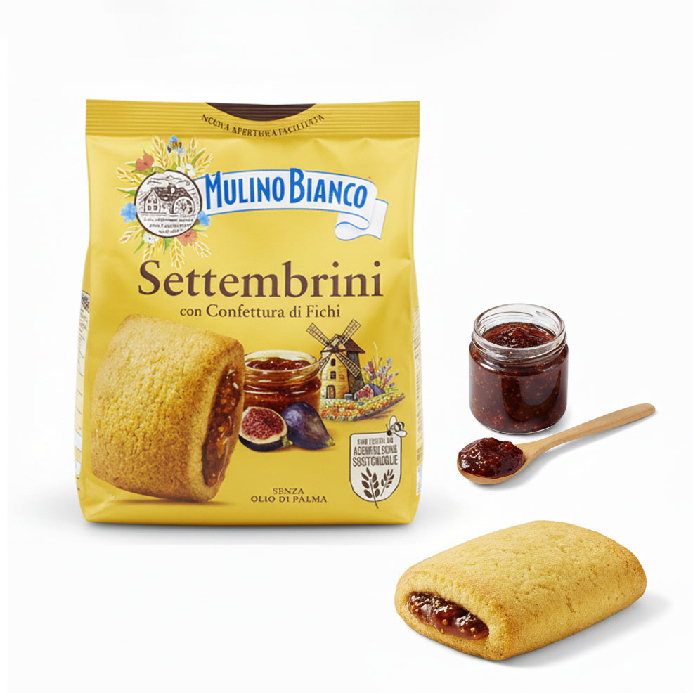 Settembrini - lahodné, křehké sušenky plněné fíky (300g)